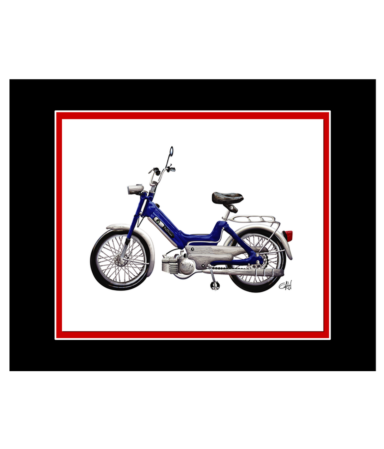 Puch Maxi Classic Motorcycle | 8x10 Art Photo by Gav Barbey
