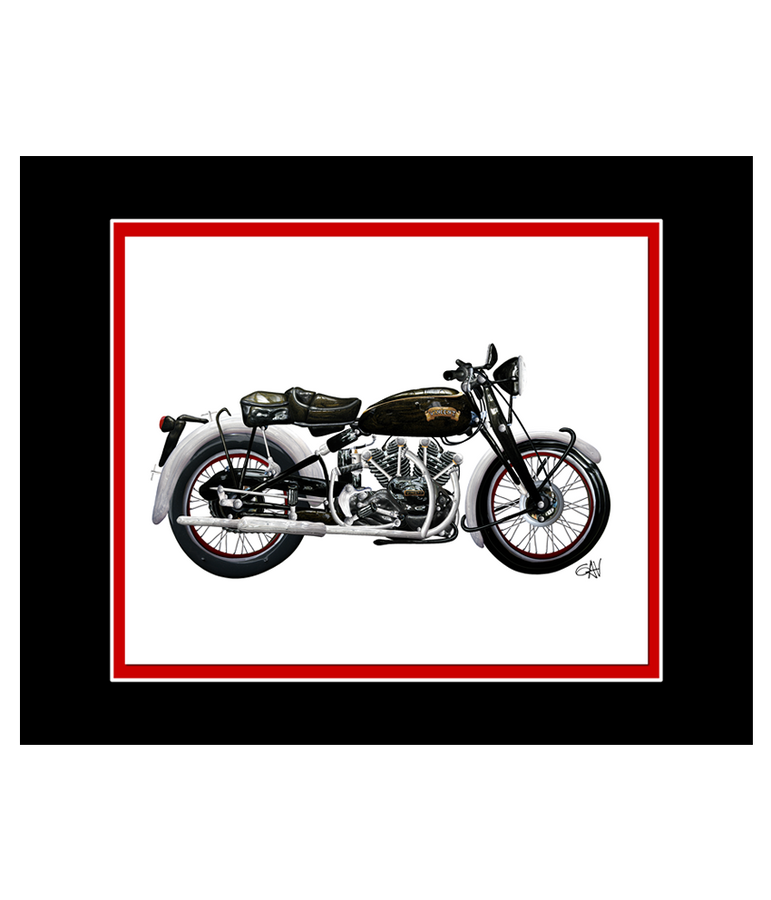 Vincent Classic Motorcycle | 8x10 Art Photo by Gav Barbey